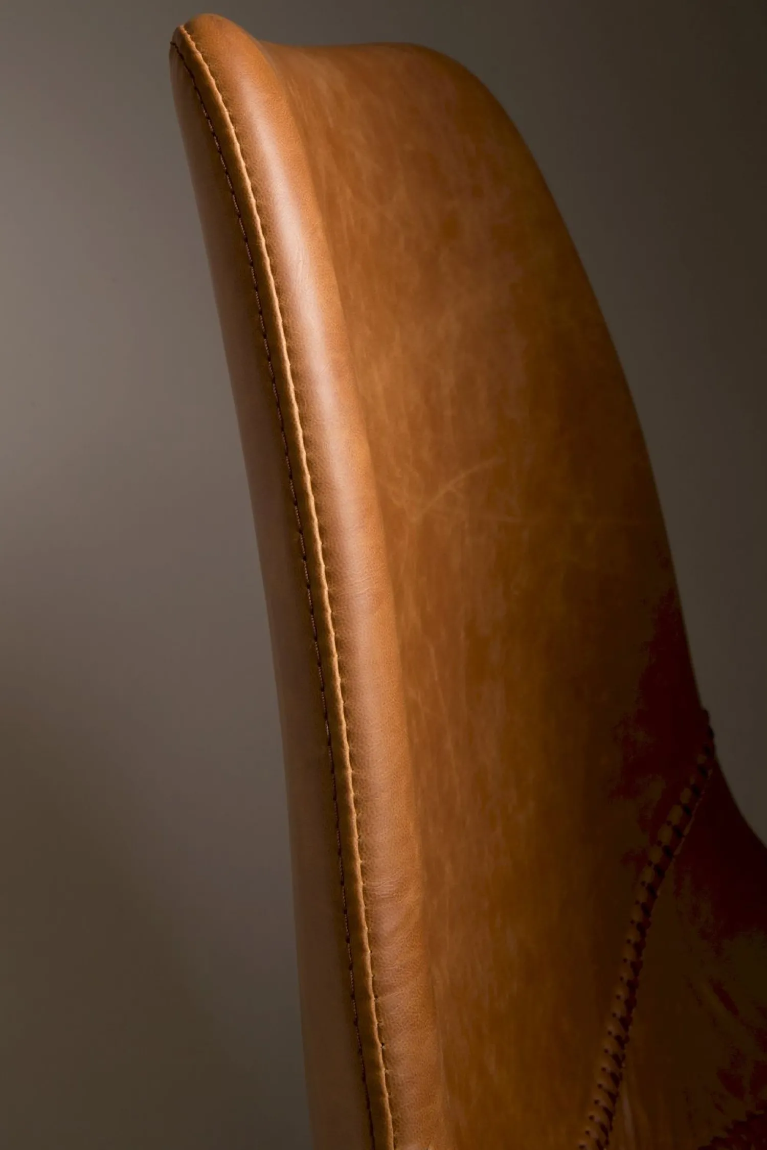 Kuipstoelen|Eetkamerstoelen Zonder Armleuning-Dutchbone Franky Eetkamerstoel Brown