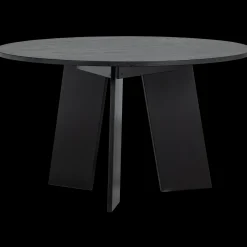 Houten Eettafels|Ronde Eettafels-WOOOD Fries Eettafel Blacknight