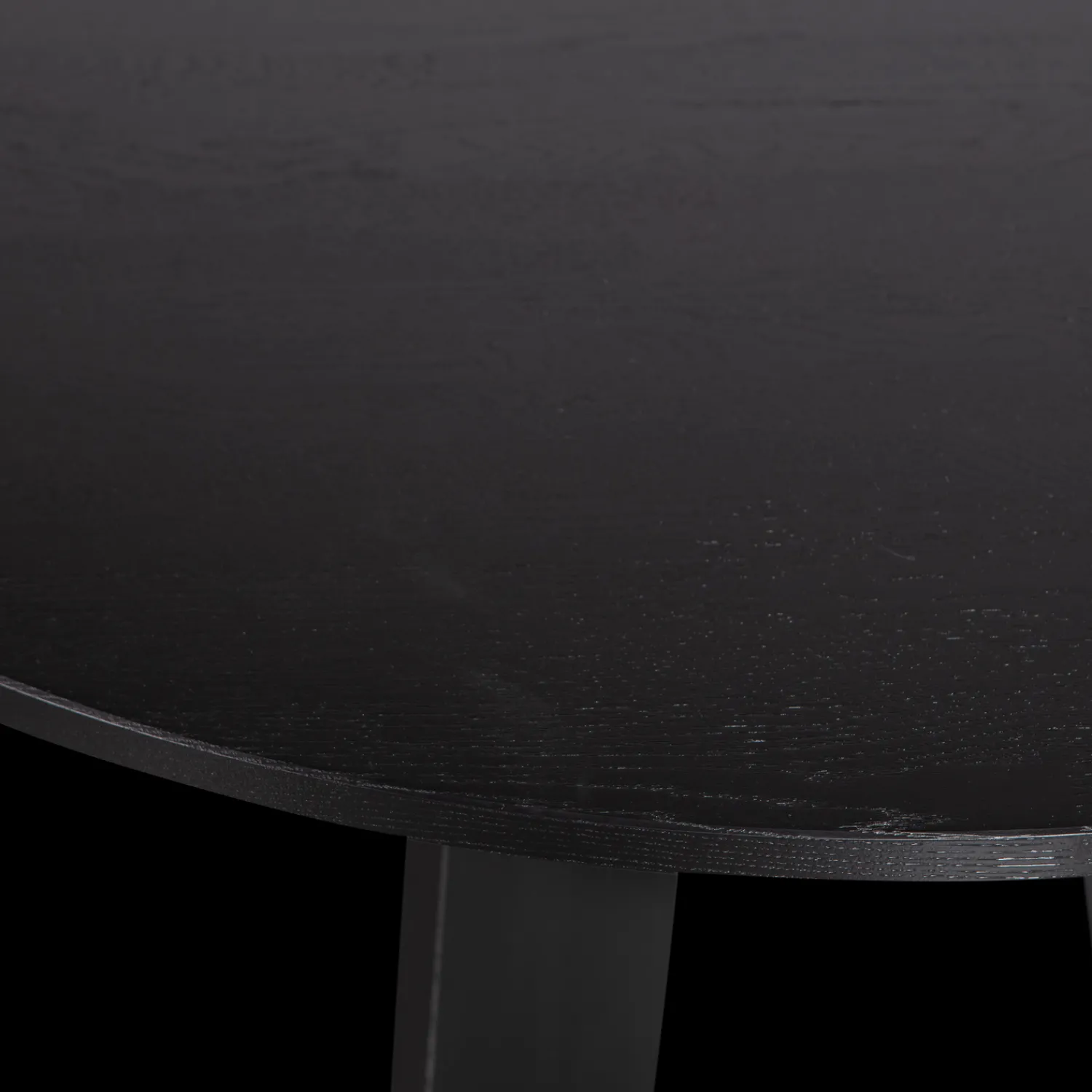 Houten Eettafels|Ronde Eettafels-WOOOD Fries Eettafel Blacknight