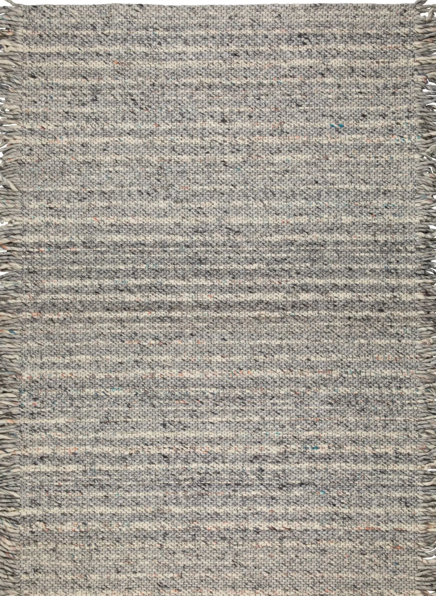 Vloerkleden|Wollen Vloerkleden-Zuiver Frills Vloerkleed Grey, Blue