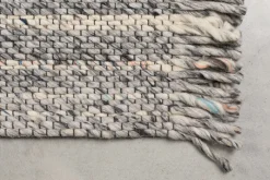 Vloerkleden|Wollen Vloerkleden-Zuiver Frills Vloerkleed Grey, Blue