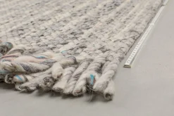 Vloerkleden|Wollen Vloerkleden-Zuiver Frills Vloerkleed Grey, Blue