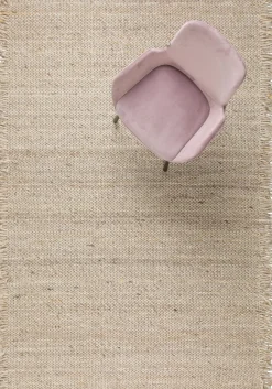 Vloerkleden|Wollen Vloerkleden-Zuiver Frills Vloerkleed Beige, Yellow