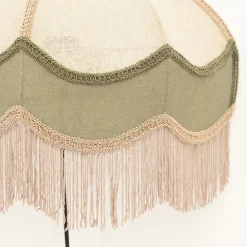 Wandlampen|Wandlampen-By Boo Fringaloo Wandlamp Naturel, Groen, Roze