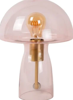 Tafellampen|Tafellampen-Lucide Fungo Tafellamp Roze