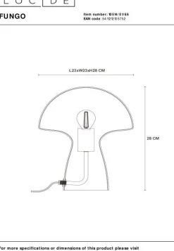 Tafellampen|Tafellampen-Lucide Fungo Tafellamp Roze