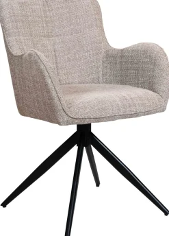 Draaibare Eetkamerstoelen|Eetkamerstoelen Met Armleuning-Eijerkamp Collectie Gabriel Eetkamerstoel Naturel