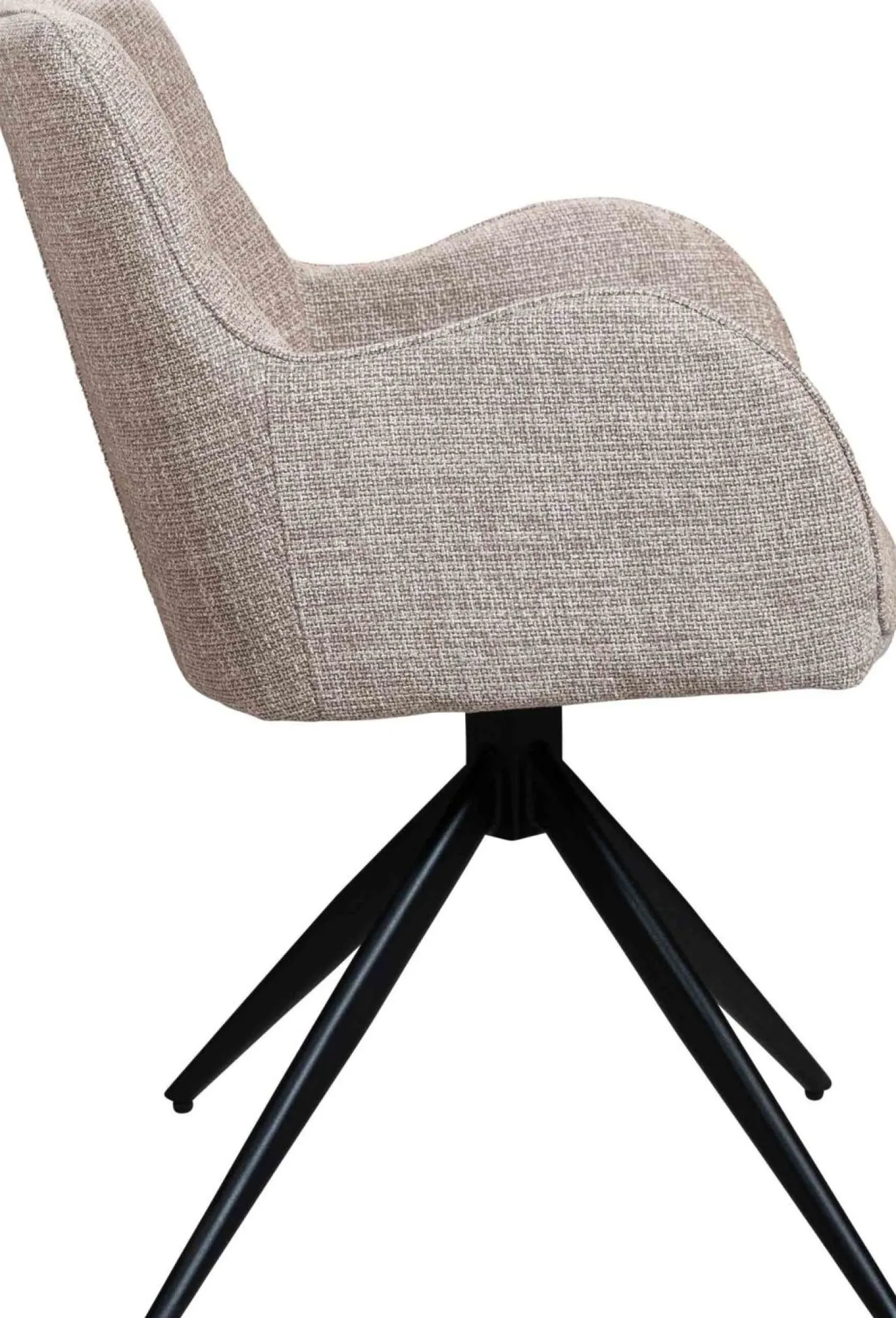 Draaibare Eetkamerstoelen|Eetkamerstoelen Met Armleuning-Eijerkamp Collectie Gabriel Eetkamerstoel Naturel