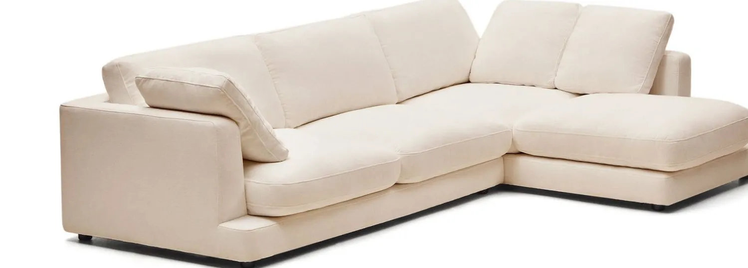 Hoekbanken-Kave Home Gala Hoekbank Beige