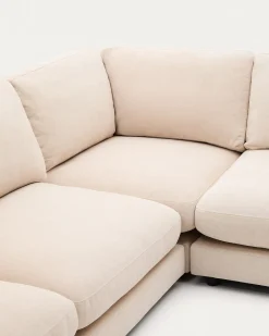 Hoekbanken-Kave Home Gala Hoekbank Beige