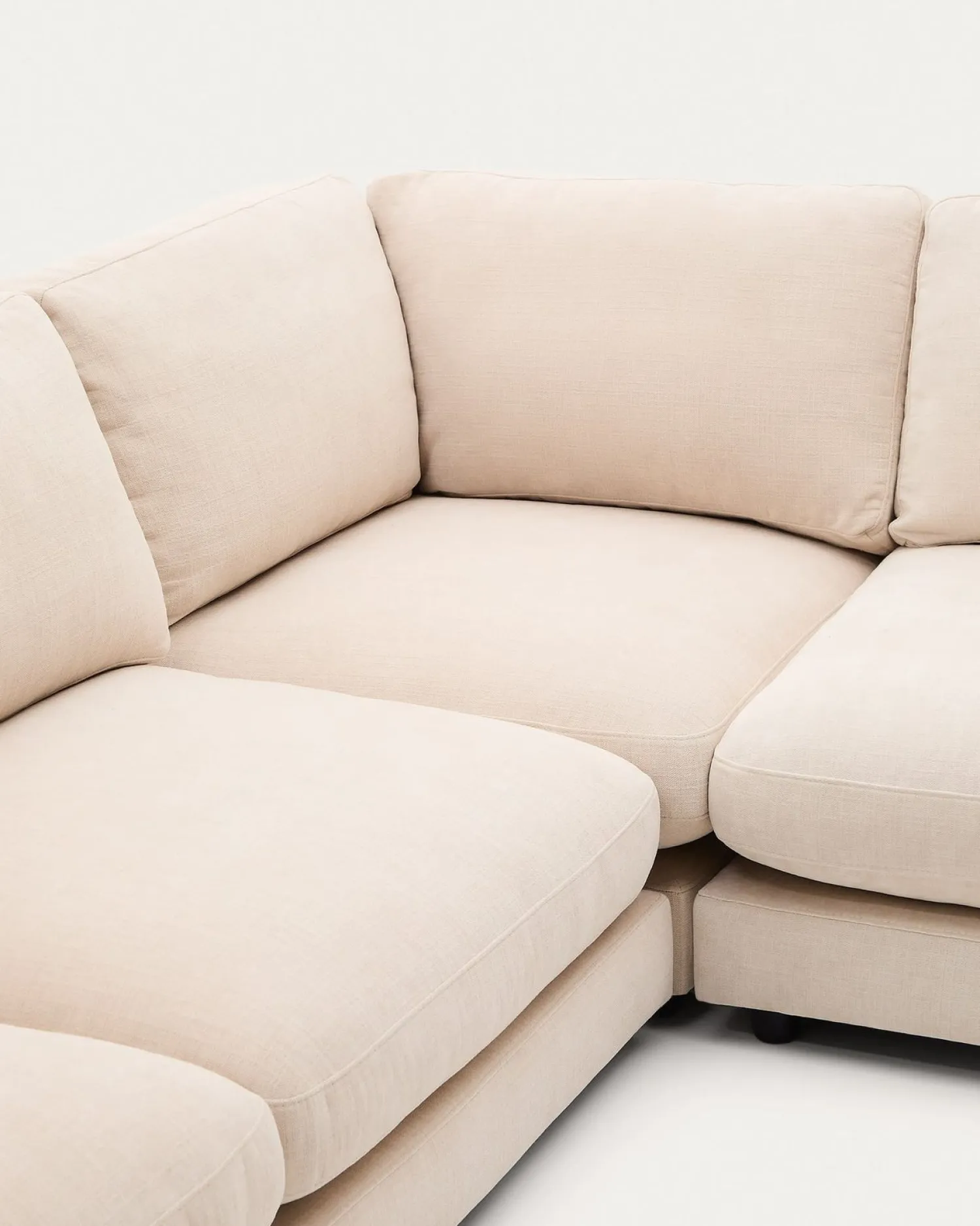 Hoekbanken-Kave Home Gala Hoekbank Beige