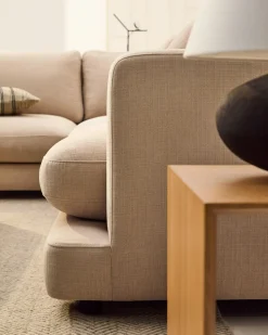 Hoekbanken-Kave Home Gala Hoekbank Beige