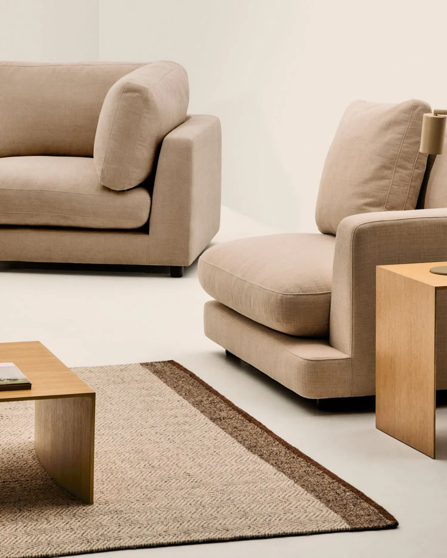 Hoekbanken-Kave Home Gala Hoekbank Beige