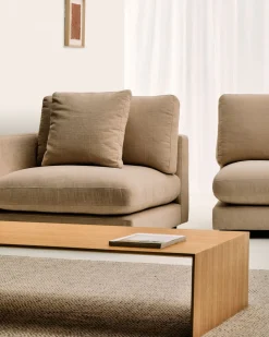 Hoekbanken-Kave Home Gala Hoekbank Beige