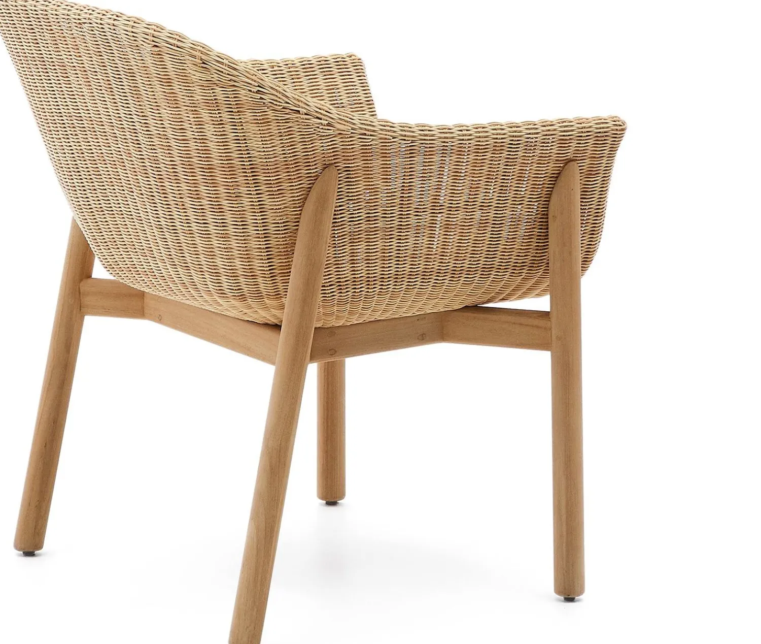 Tuinstoelen|Eetkamerstoelen Met Armleuning-Kave Home Galea Tuinstoel Beige, Naturel