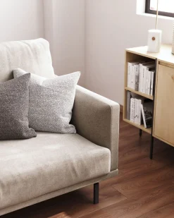 Zitbanken-Kave Home Galene 2-Zitsbank Beige, Grijs