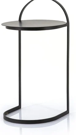 Ronde Bijzettafels-By Boo Garcon Bijzettafel Zwart