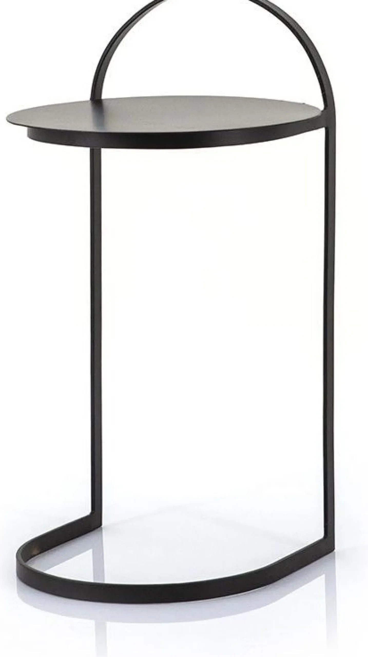 Ronde Bijzettafels-By Boo Garcon Bijzettafel Zwart