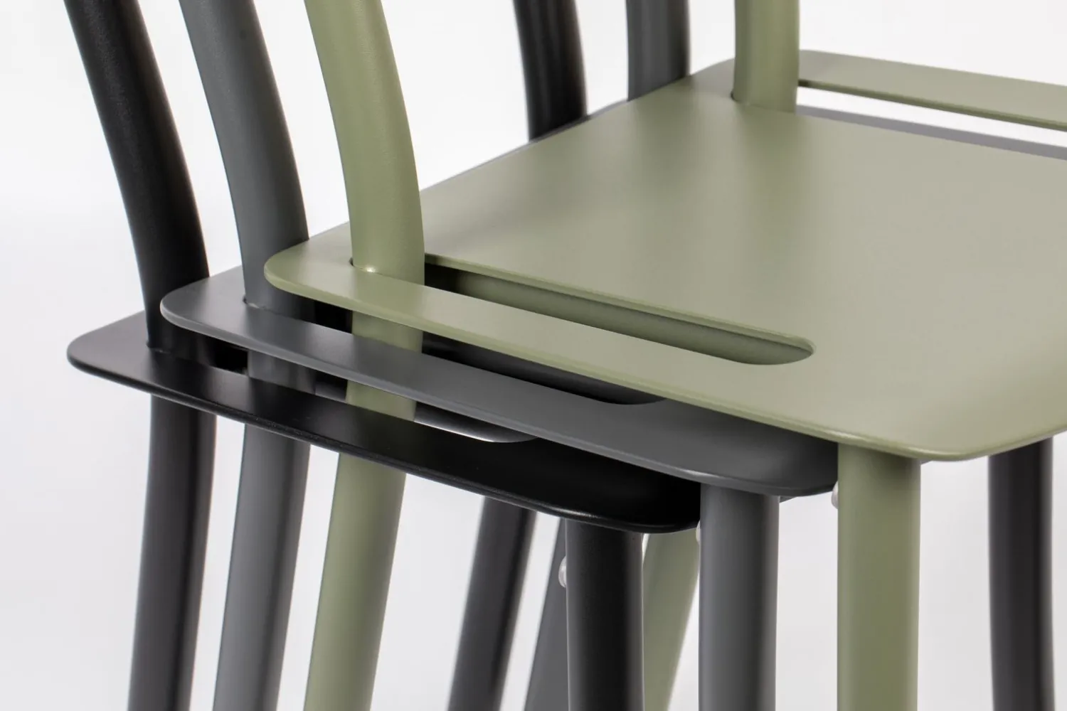 Tuinstoelen-Zuiver Garden (set van 2) Tuinstoel groen