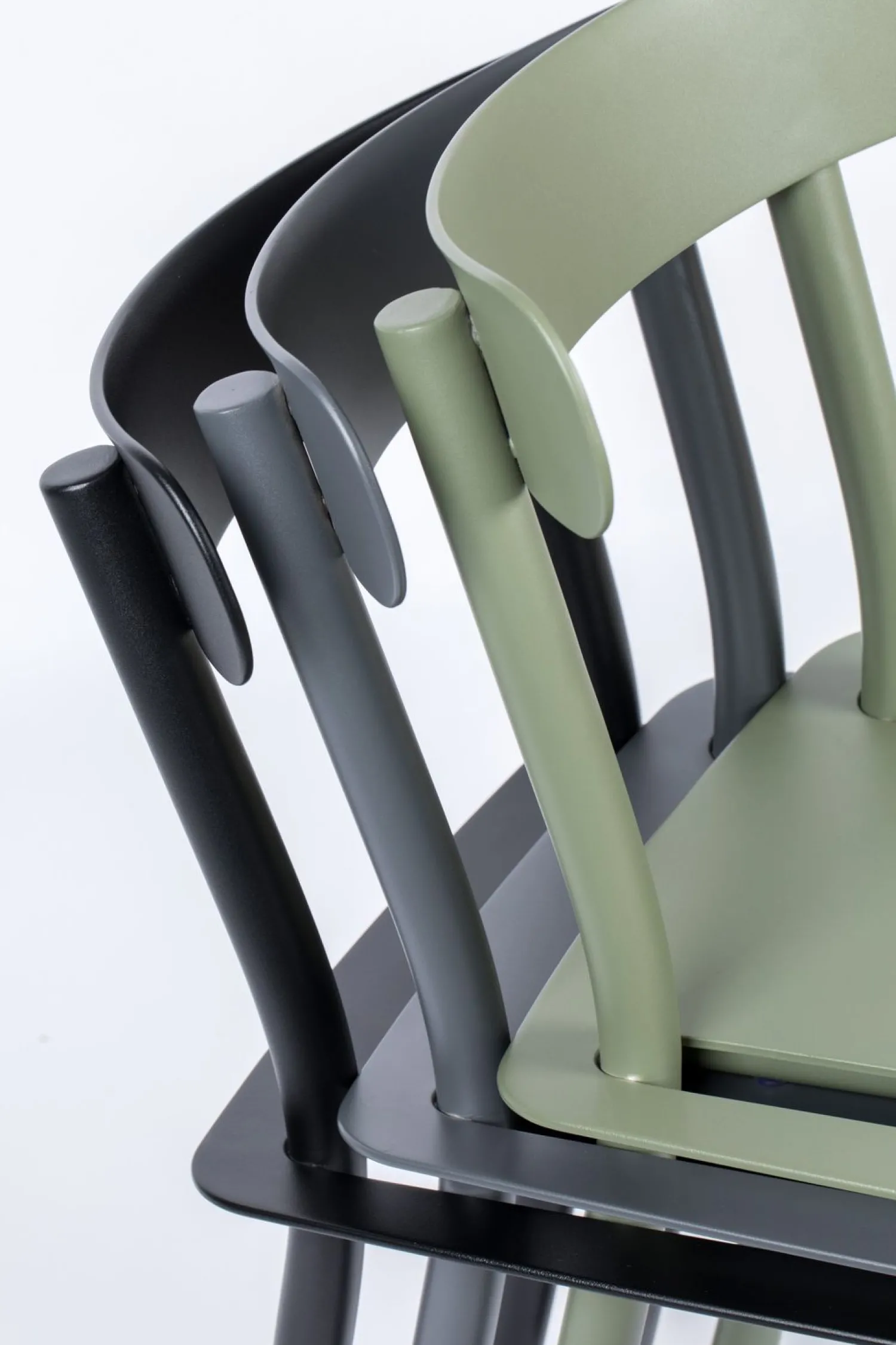 Tuinstoelen-Zuiver Garden (set van 2) Tuinstoel Zwart