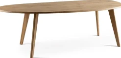 Organische Eettafels-Feelings Wonen Geronimo Eettafel Licht Eiken