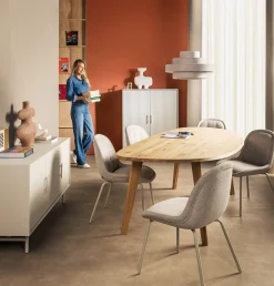 Organische Eettafels-Feelings Wonen Geronimo Eettafel Licht Eiken