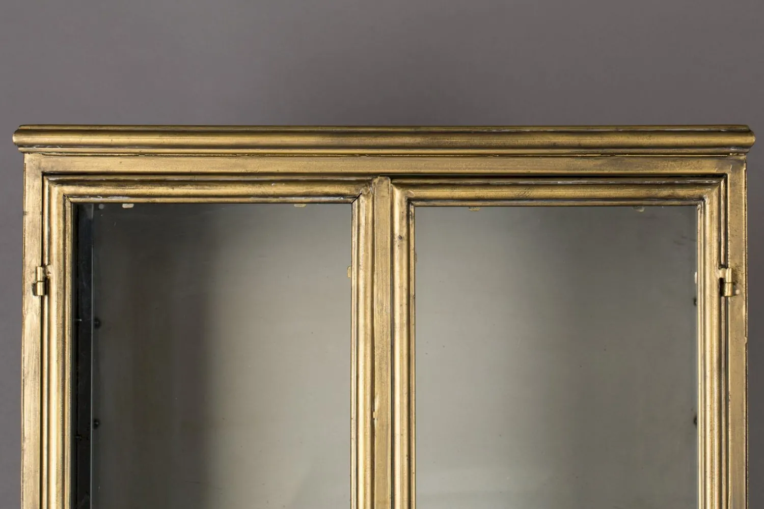 Vitrinekasten-Dutchbone Gertlush Vitrinekast Antique Brass