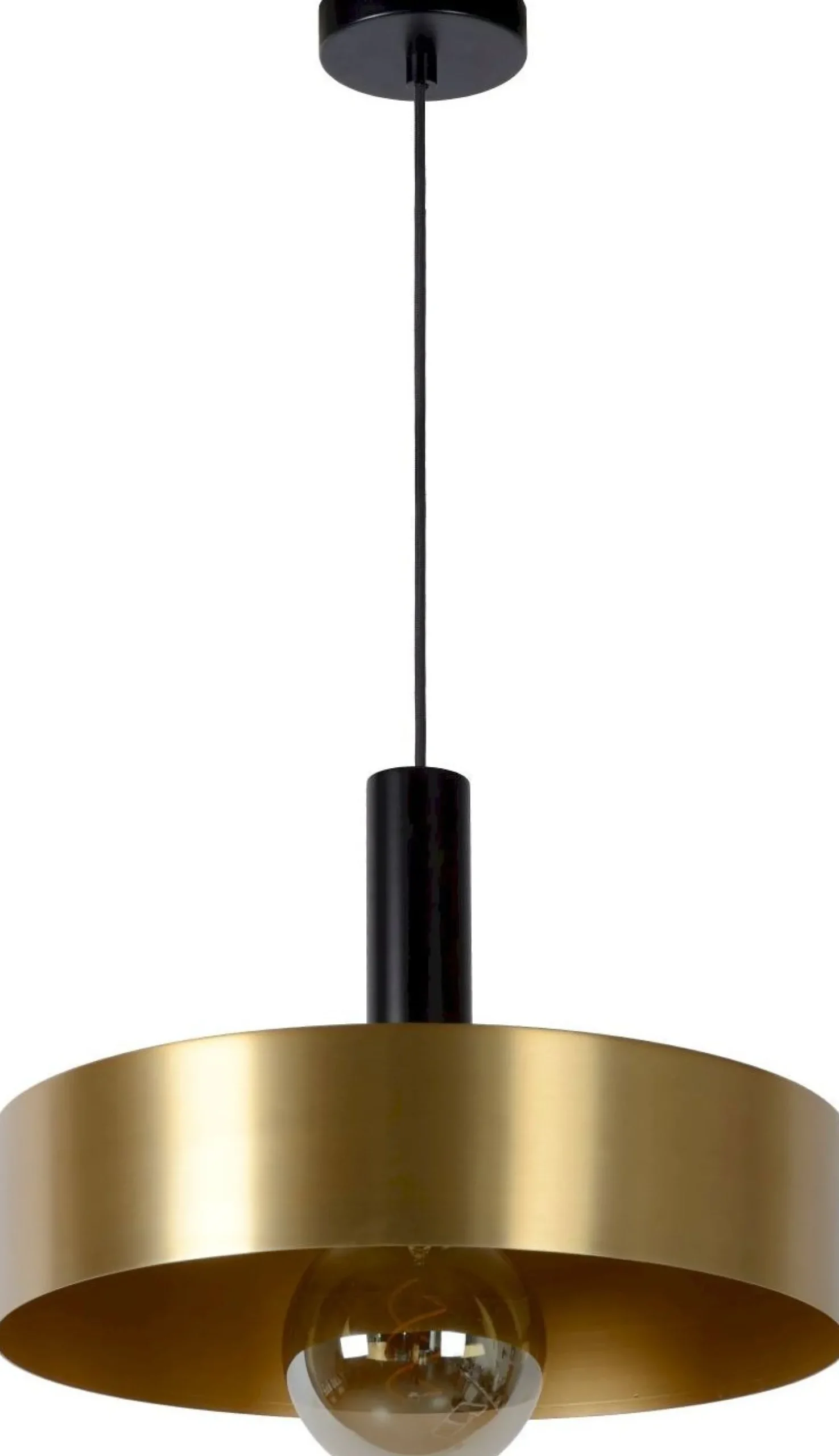 Hanglampen|Hanglampen-Lucide Giada Hanglamp Goud, Zwart