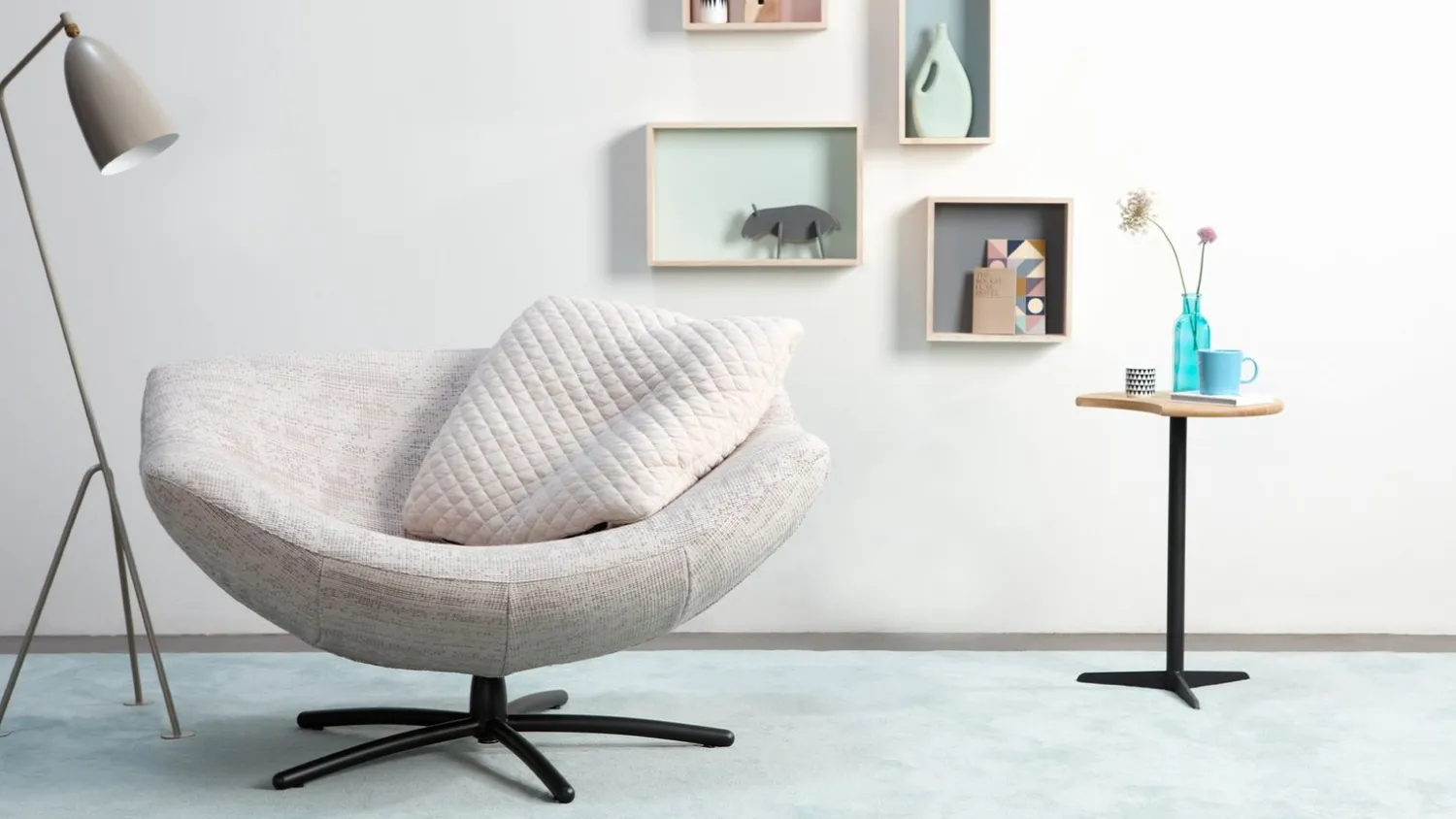 Leren Fauteuils|Design Fauteuils-LABEL Vandenberg Gigi Fauteuil Beige