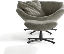 Leren Fauteuils|Design Fauteuils-LABEL Vandenberg Gigi Fauteuil Beige