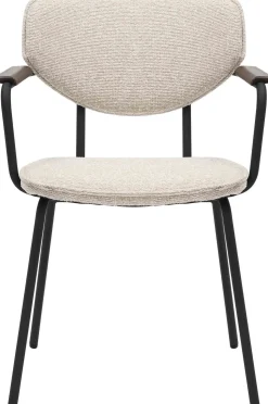 Eetkamerstoelen Met Armleuning-Eijerkamp Collectie Gijs Eetkamerstoel Beige