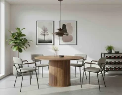 Eetkamerstoelen Met Armleuning-Eijerkamp Collectie Gijs Eetkamerstoel Taupe