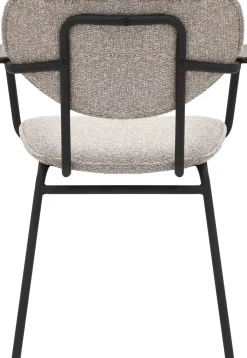 Eetkamerstoelen Met Armleuning-Eijerkamp Collectie Gijs Eetkamerstoel Taupe