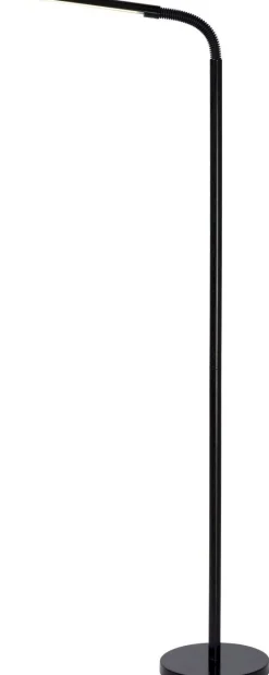 Moderne Vloerlampen|Vloerlampen-Lucide Gilly Vloerlamp Zwart