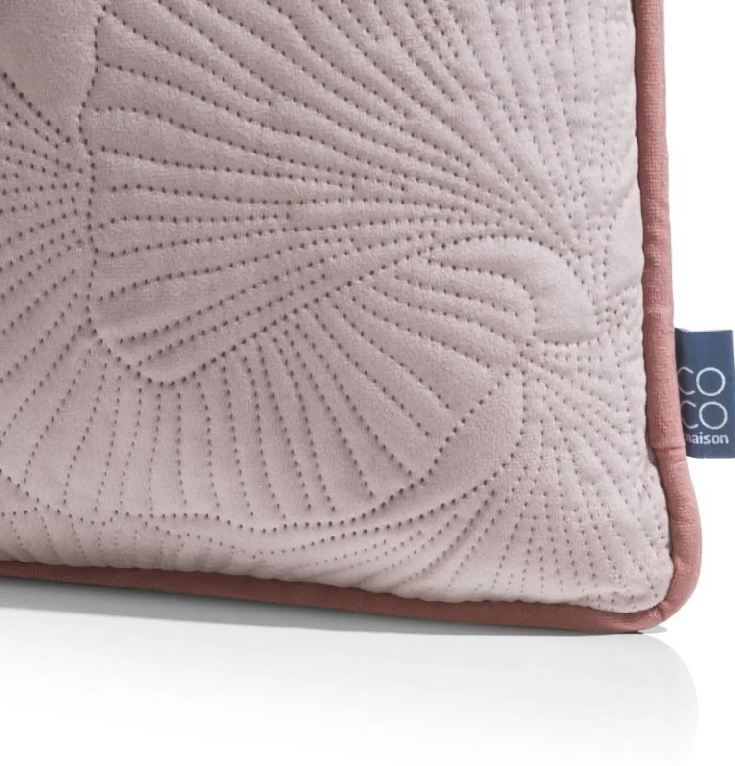Sierkussens & Plaids-COCO maison Ginkgo Kussen roze