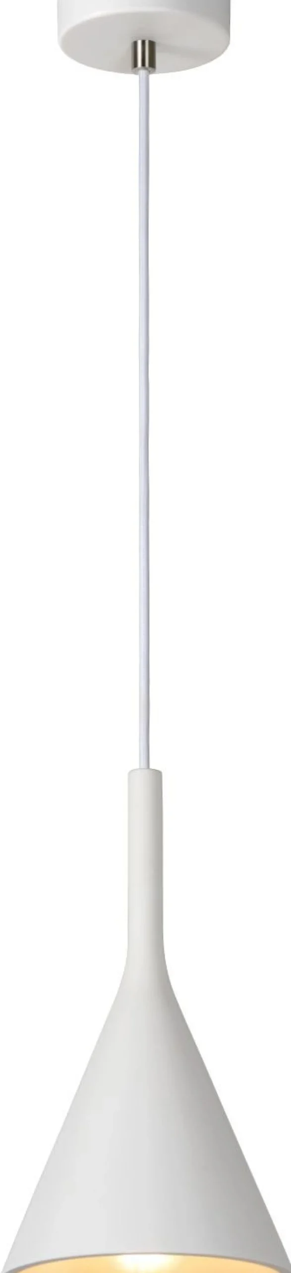 Moderne Hanglampen|Moderne Hanglampen-Lucide Gipsy Hanglamp Wit