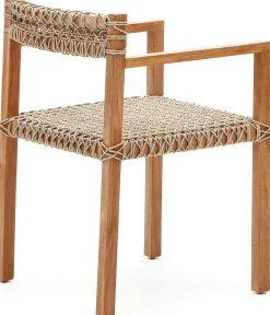 Tuinstoelen-Kave Home Giverola Tuinstoel Naturel