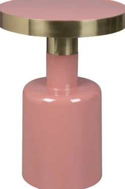 Ronde Bijzettafels-Zuiver Glam Bijzettafel Roze