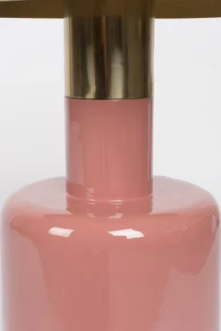 Ronde Bijzettafels-Zuiver Glam Bijzettafel Roze