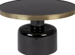 Ronde Salontafels-Zuiver Glam Salontafel Black