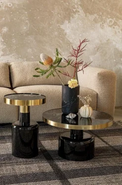 Ronde Salontafels-Zuiver Glam Salontafel Black