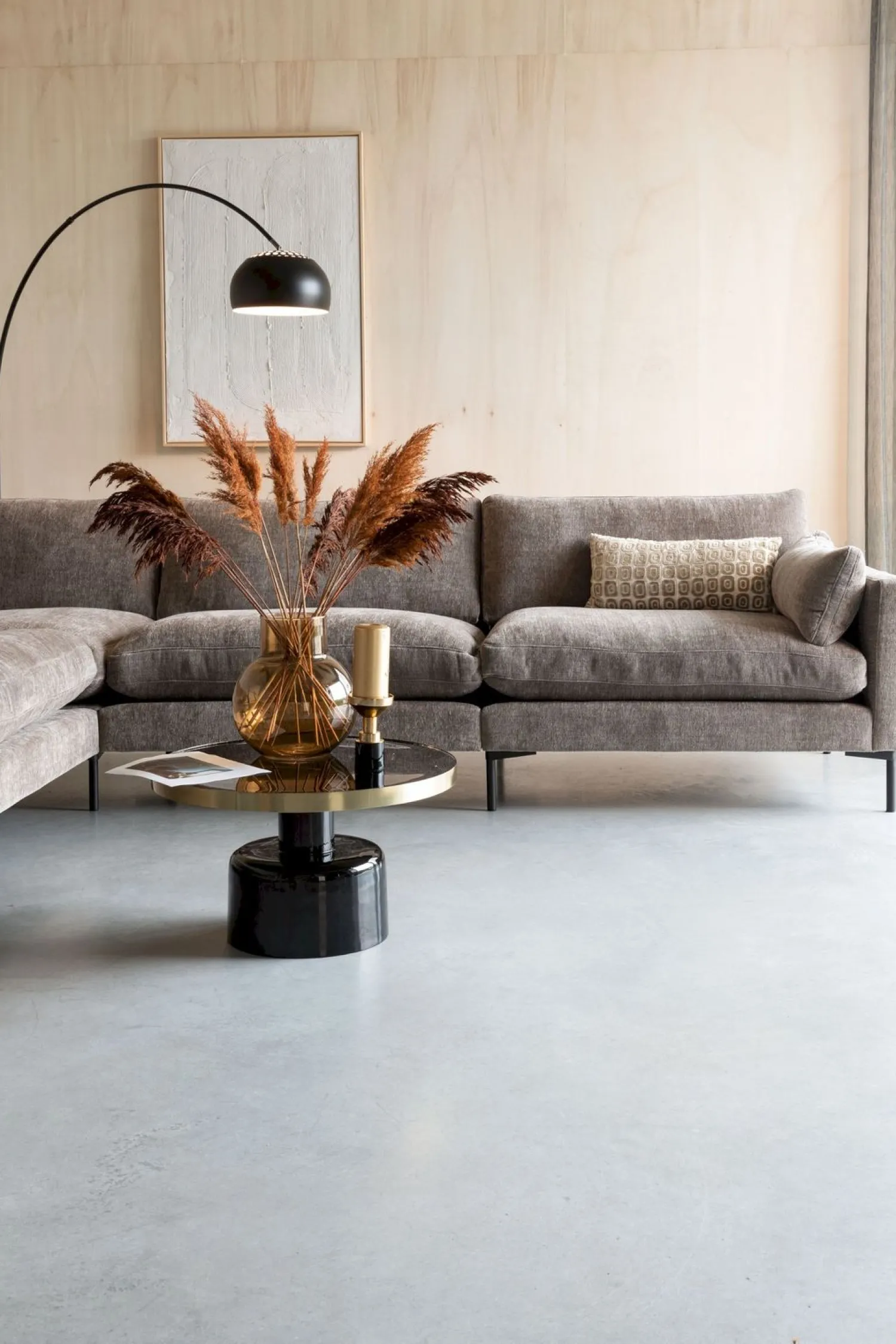 Ronde Salontafels-Zuiver Glam Salontafel Black