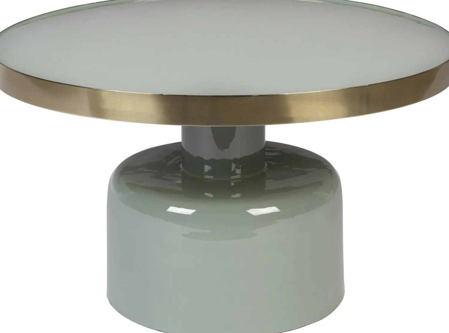 Ronde Salontafels-Zuiver Glam Salontafel Green