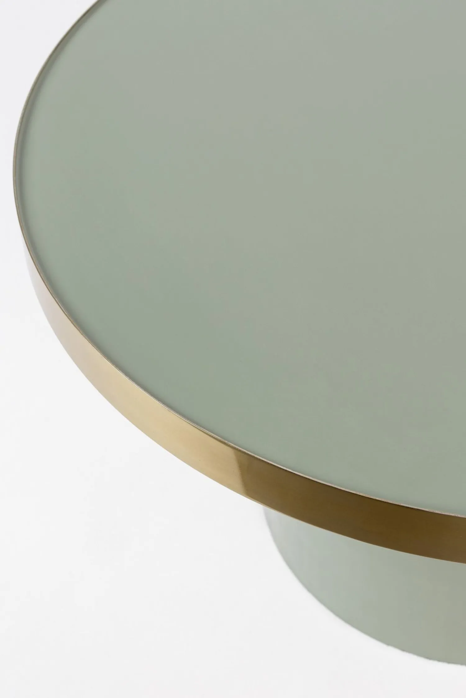 Ronde Salontafels-Zuiver Glam Salontafel Green