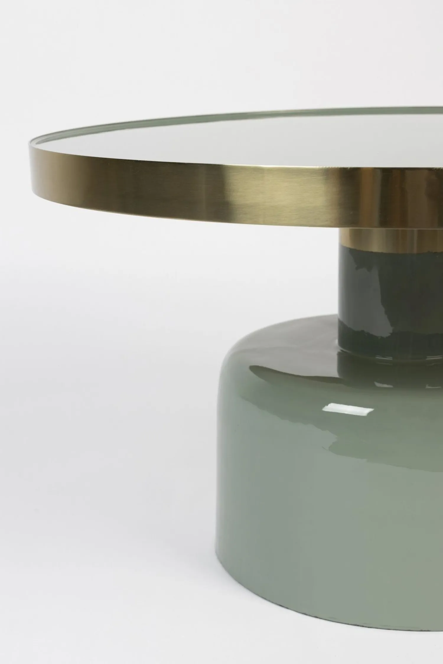 Ronde Salontafels-Zuiver Glam Salontafel Green