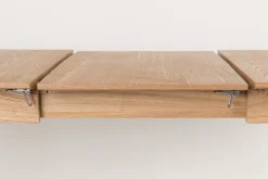 Houten Eettafels|Uitschuifbare Eettafels-Zuiver Glimps Eettafel Natural