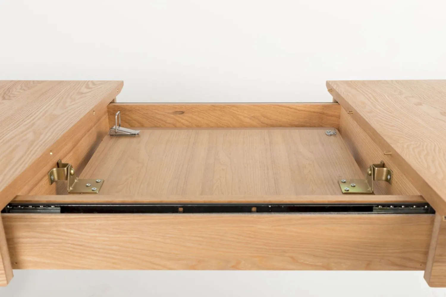 Houten Eettafels|Uitschuifbare Eettafels-Zuiver Glimps Uitschuiftafel Natural
