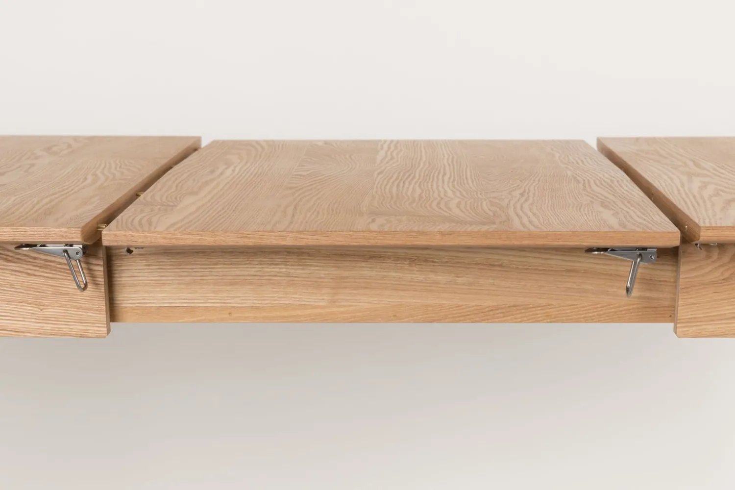 Houten Eettafels|Uitschuifbare Eettafels-Zuiver Glimps Uitschuiftafel Natural