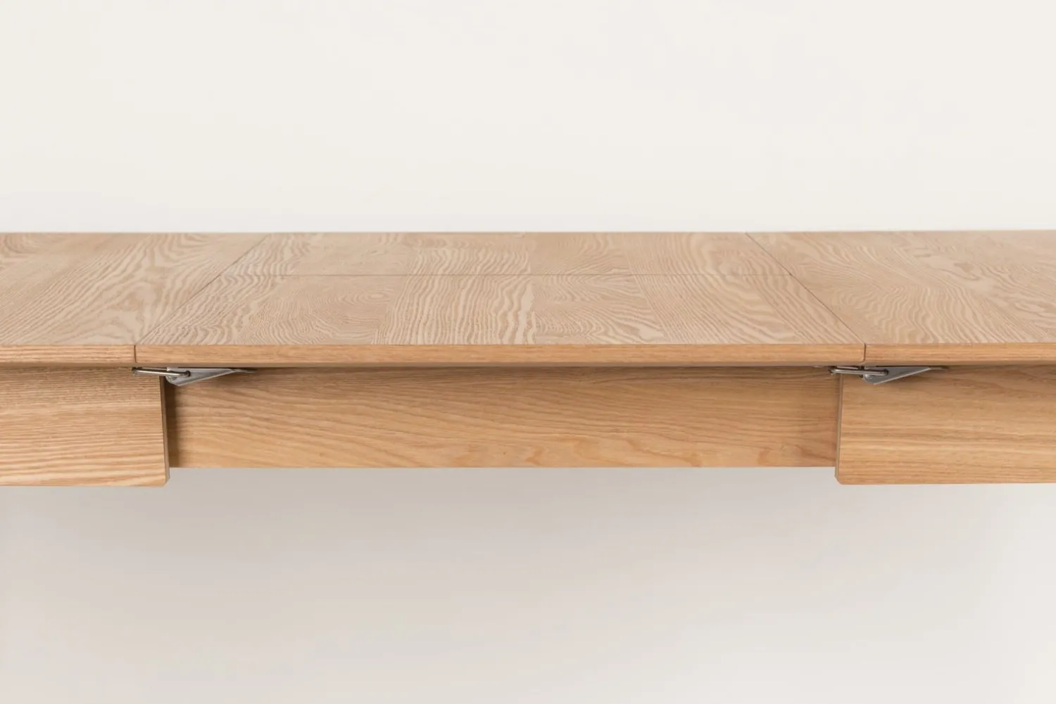 Houten Eettafels|Uitschuifbare Eettafels-Zuiver Glimps Uitschuiftafel Natural