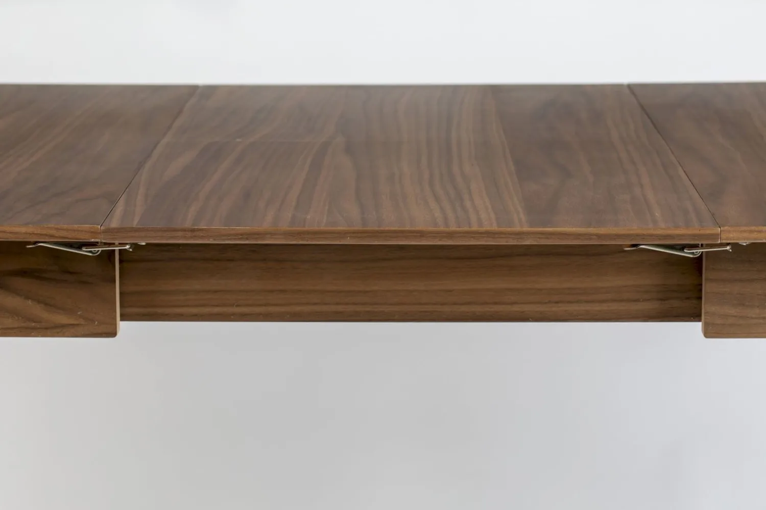 Uitschuifbare Eettafels|Rechthoekige Eettafels-Zuiver Glimps Uitschuiftafel Walnut